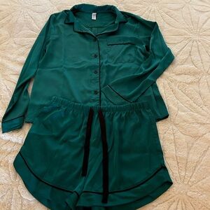 Green Holiday Pajamas